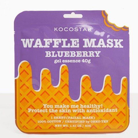 mascarilla waffle mask blueberry kocostar