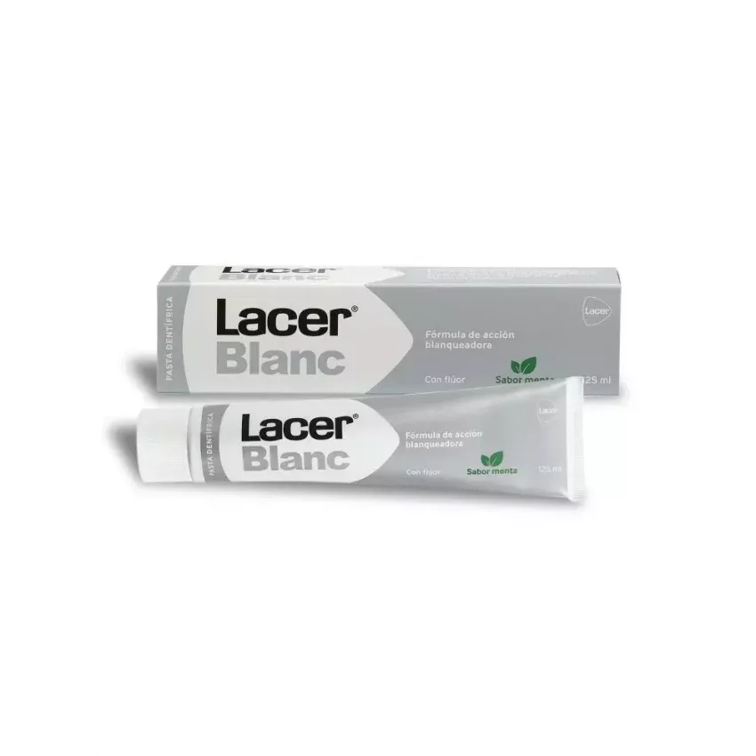 lacer blanc plus blanqueadora menta 125 ml