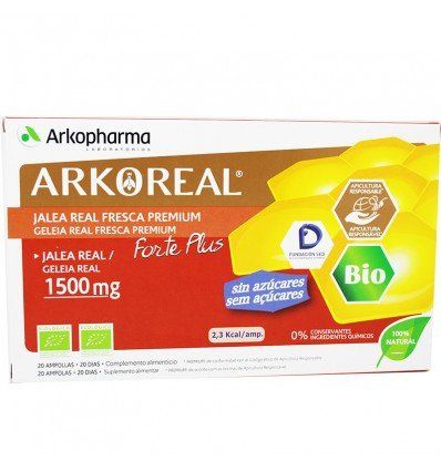 arkoreal jalea real forte plus 1500 mg 20 ampollas