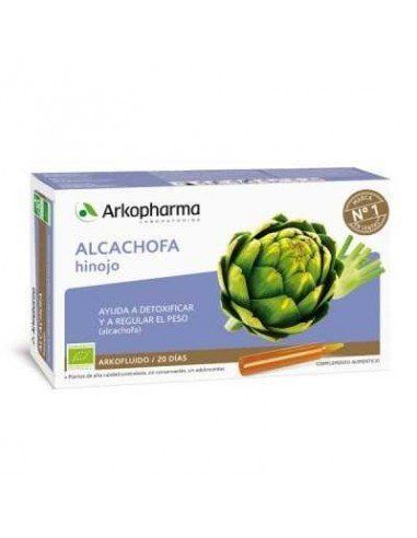 arkofluido alcachofa hinojo bio 20 ampollas