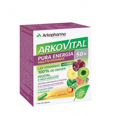 arkovital pura energia 50 60 capsulas