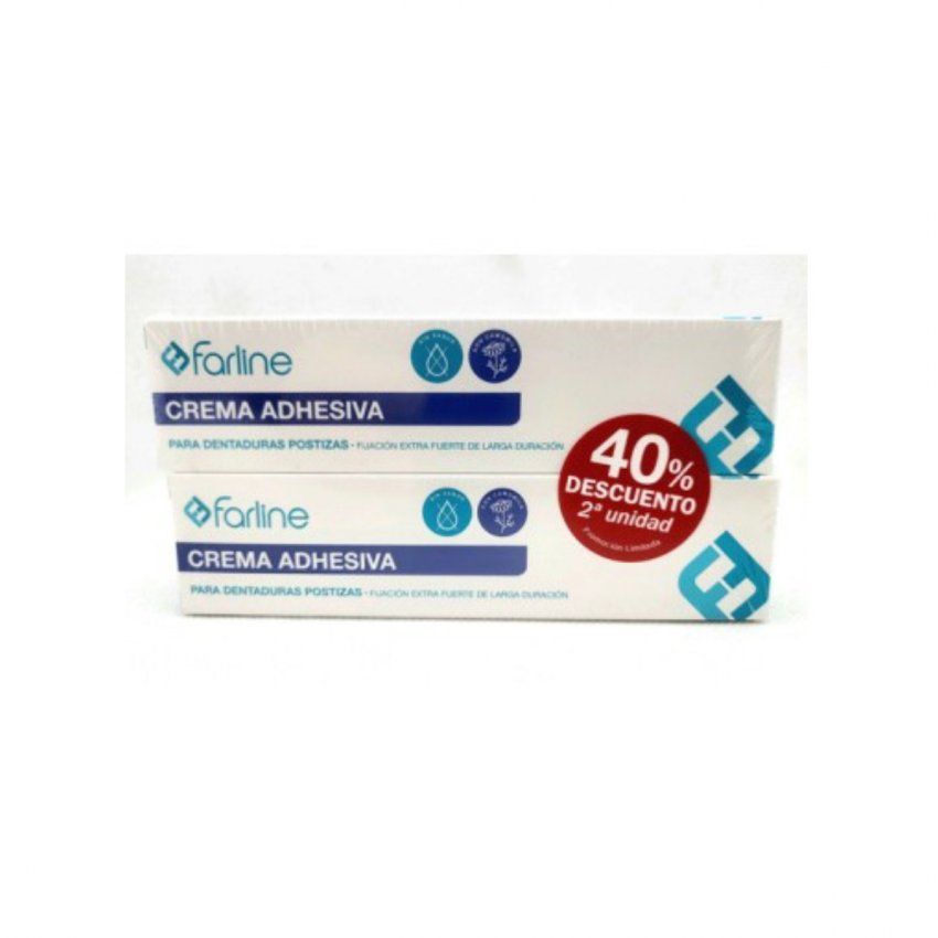 farline crema adhesiva dentaduras postizas duplo 2x40gg