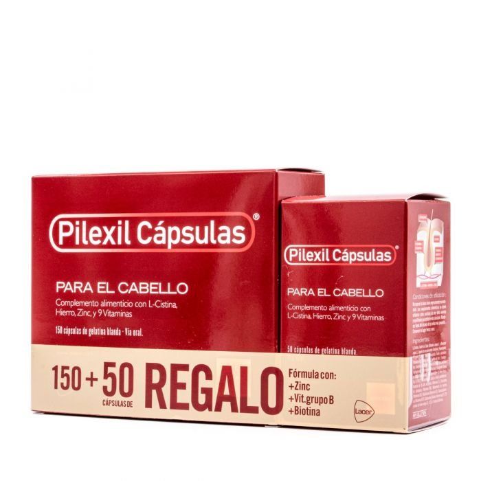 pilexil capsulas para el cabello 150 mas 50 capsulas de regalo 004575 8430340045751 1