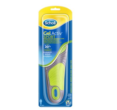 plantillas deportivas para hombre Scholl gelactive 450x450