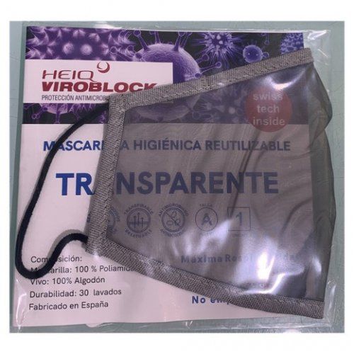 mascarilla lavable transparente negra adulto 520x520